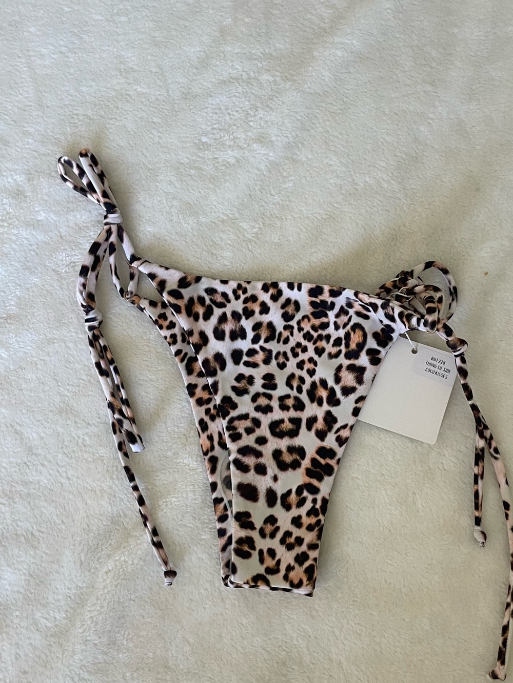 Kulani Kinis Brown Leopard Tie-Side Bikini Bottom